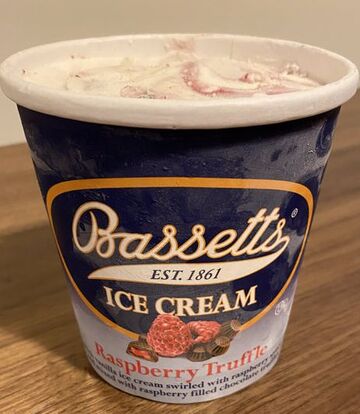 Picture of Bassetts Raspberry Truffle Ice Cream